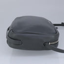 BALENCIAGA Everyday camera S Shoulder Bag Leather Gray Auth hk1763-4