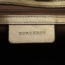 BURBERRY Nova Check Shoulder Bag Canvas Leather Beige Gold Auth hk1797-18