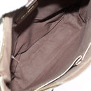 BURBERRY Nova Check Shoulder Bag Canvas Leather Beige Gold Auth hk1797-19