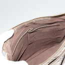 BURBERRY Nova Check Shoulder Bag Canvas Leather Beige Gold Auth hk1797-24