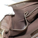 BURBERRY Nova Check Shoulder Bag Canvas Leather Beige Gold Auth hk1797-25