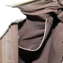 BURBERRY Nova Check Shoulder Bag Canvas Leather Beige Gold Auth hk1797-26