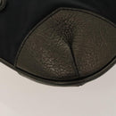 BURBERRY Shoulder Bag Nylon Leather Black Auth hk1803-14