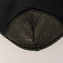 BURBERRY Shoulder Bag Nylon Leather Black Auth hk1803-16