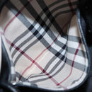 BURBERRY Shoulder Bag Nylon Leather Black Auth hk1803-12