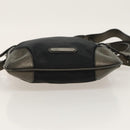 BURBERRY Shoulder Bag Nylon Leather Black Auth hk1803-5