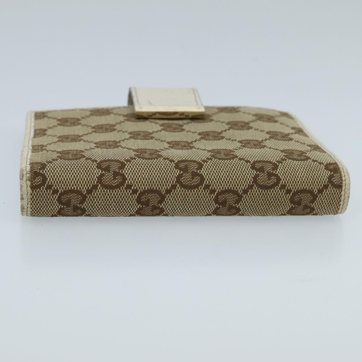 GUCCI GG Canvas Day Planner Cover Beige 115240 Auth hk1809