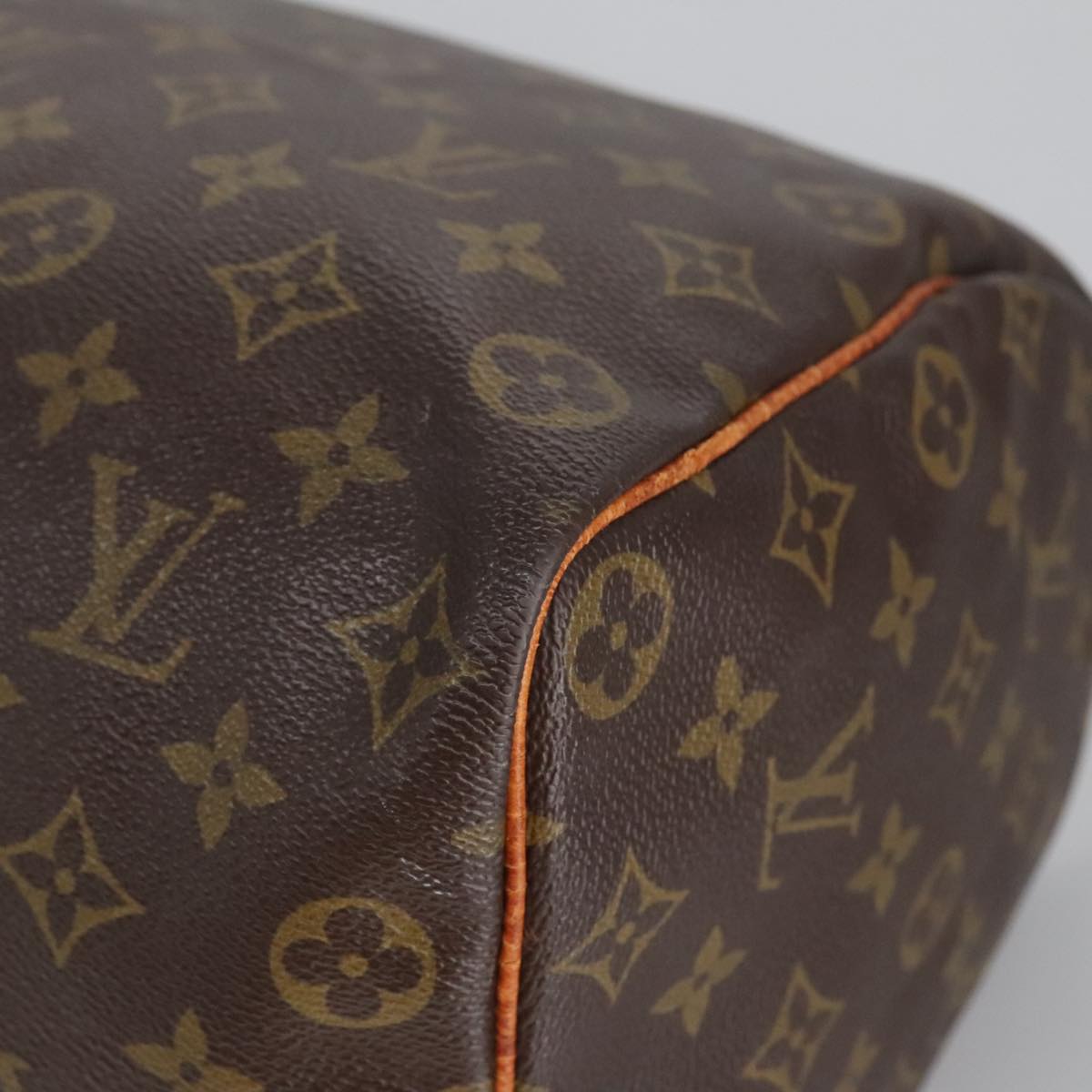 LOUIS VUITTON Monogram Speedy 35 Hand Bag M41524 LV Auth hk1816