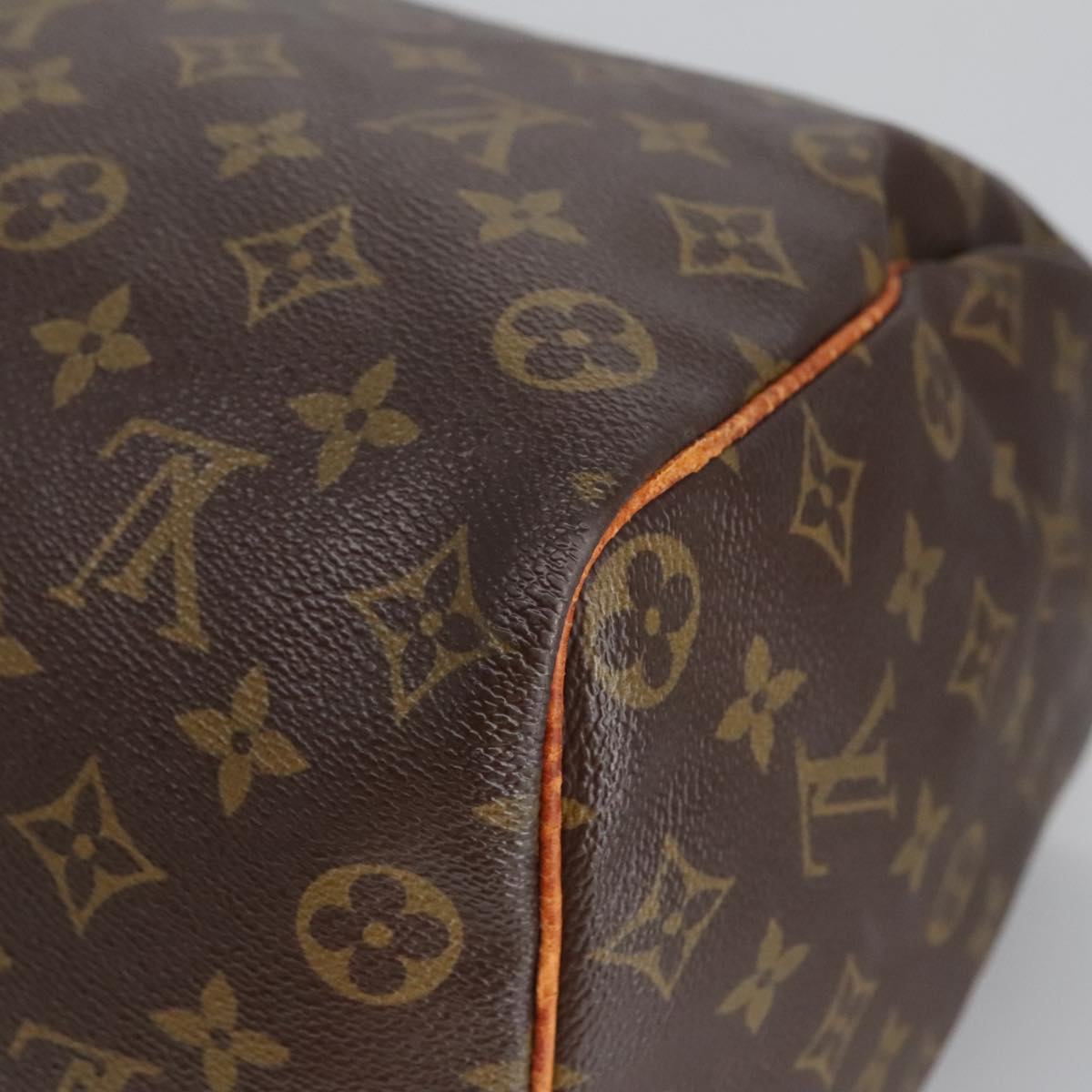 LOUIS VUITTON Monogram Speedy 35 Hand Bag M41524 LV Auth hk1816