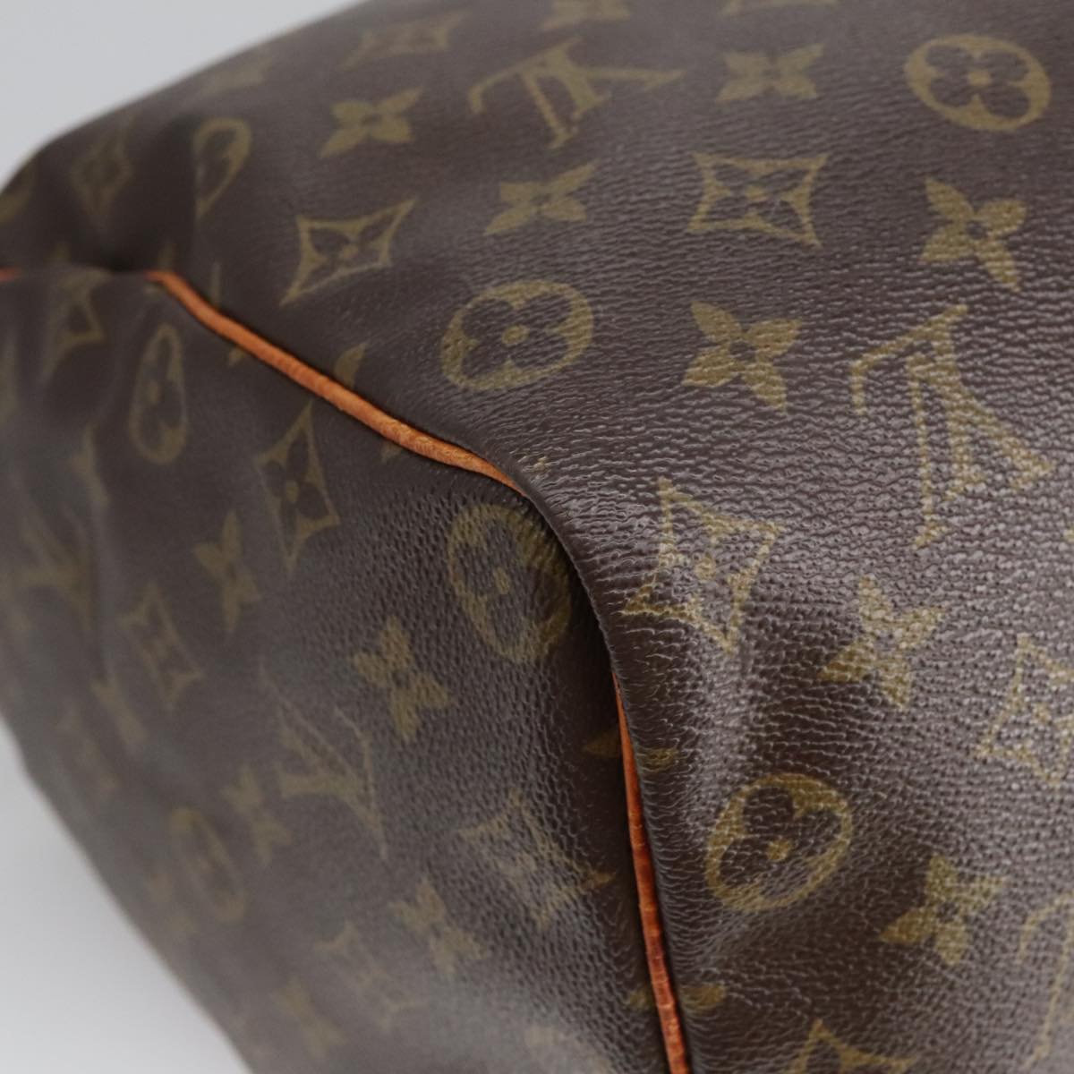 LOUIS VUITTON Monogram Speedy 35 Hand Bag M41524 LV Auth hk1816