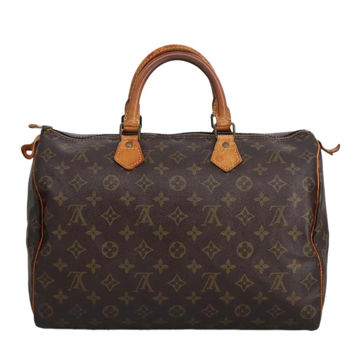 LOUIS VUITTON Monogram Speedy 35 Hand Bag M41524 LV Auth hk1816 - 0