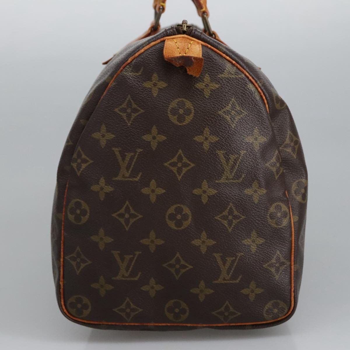 LOUIS VUITTON Monogram Speedy 35 Hand Bag M41524 LV Auth hk1816