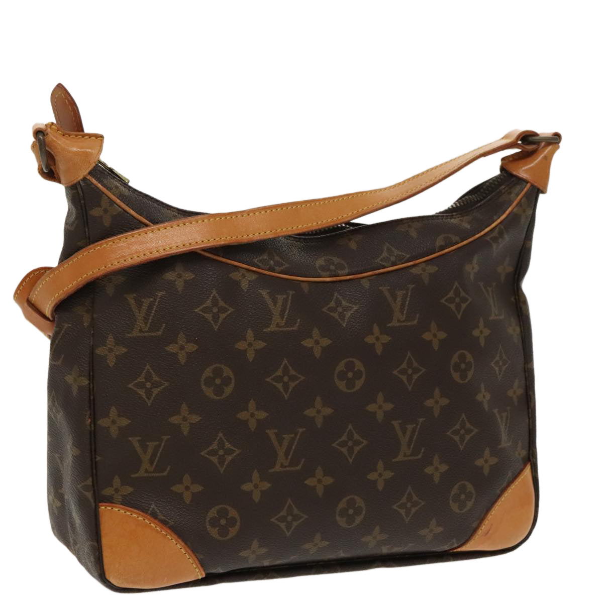 LOUIS VUITTON Monogram Boulogne 30 Shoulder Bag M51265 LV Auth hk1817