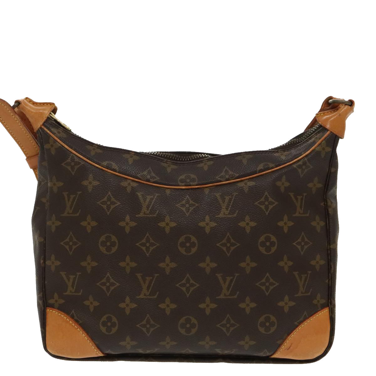 LOUIS VUITTON Monogram Boulogne 30 Shoulder Bag M51265 LV Auth hk1817