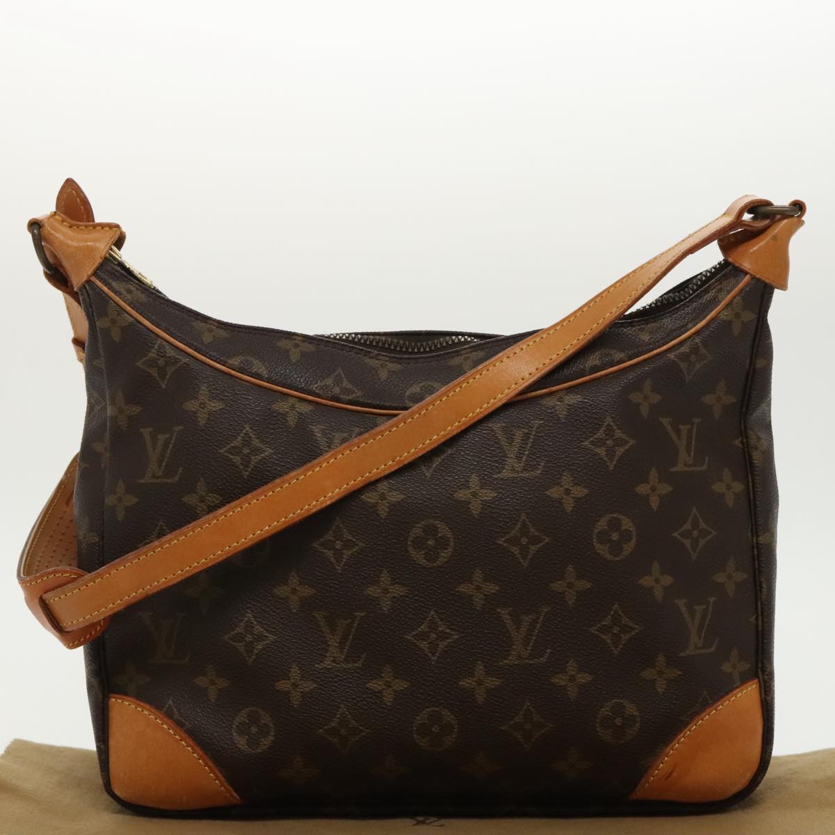 LOUIS VUITTON Monogram Boulogne 30 Shoulder Bag M51265 LV Auth hk1817