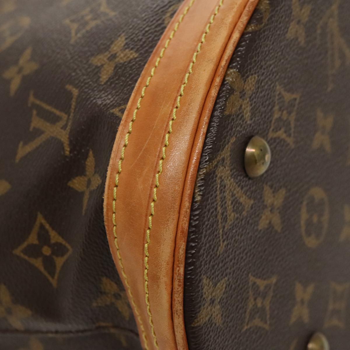 LOUIS VUITTON Monogram Bucket PM Shoulder Bag M42238 LV Auth hk1820