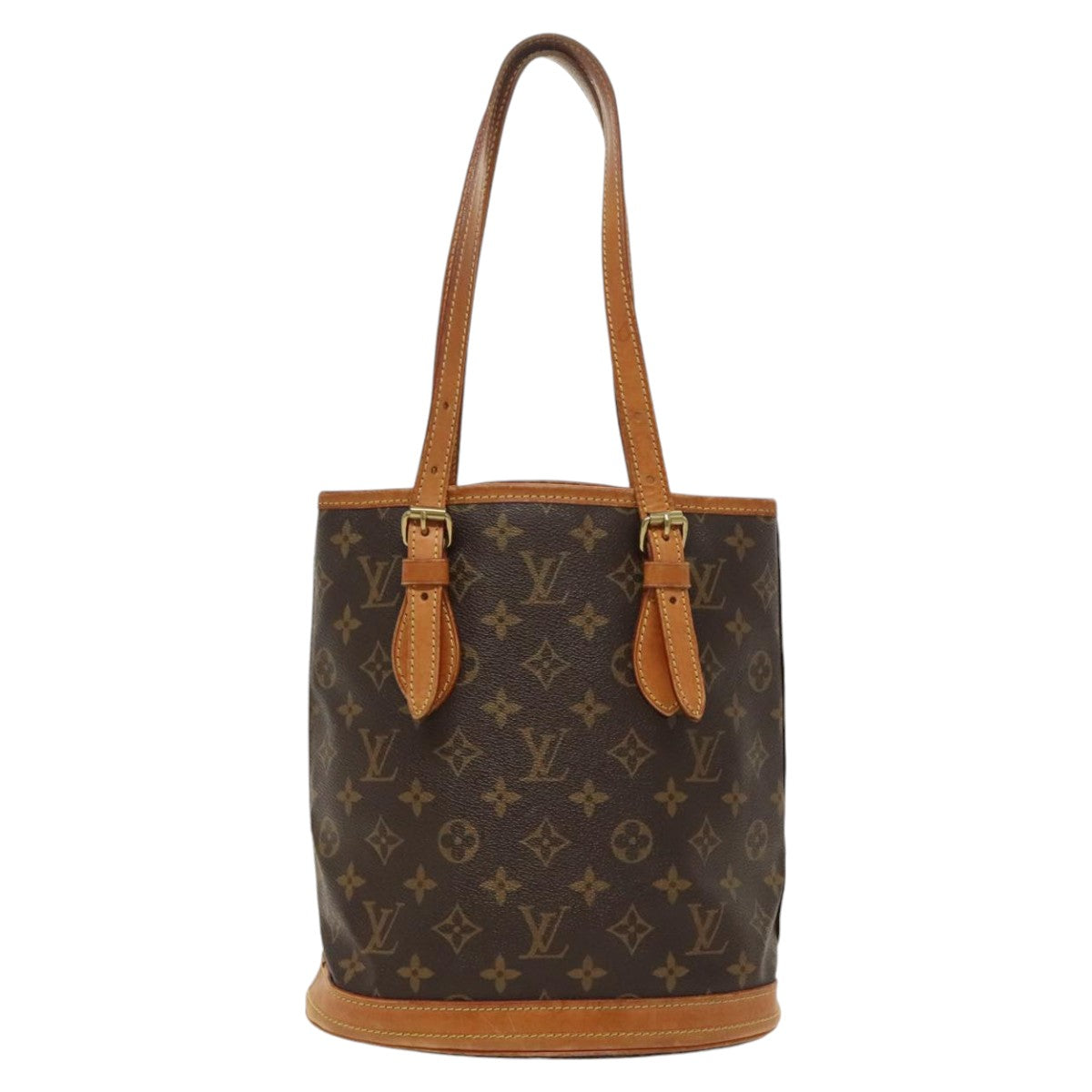 LOUIS VUITTON Monogram Bucket PM Shoulder Bag M42238 LV Auth hk1820 - 0