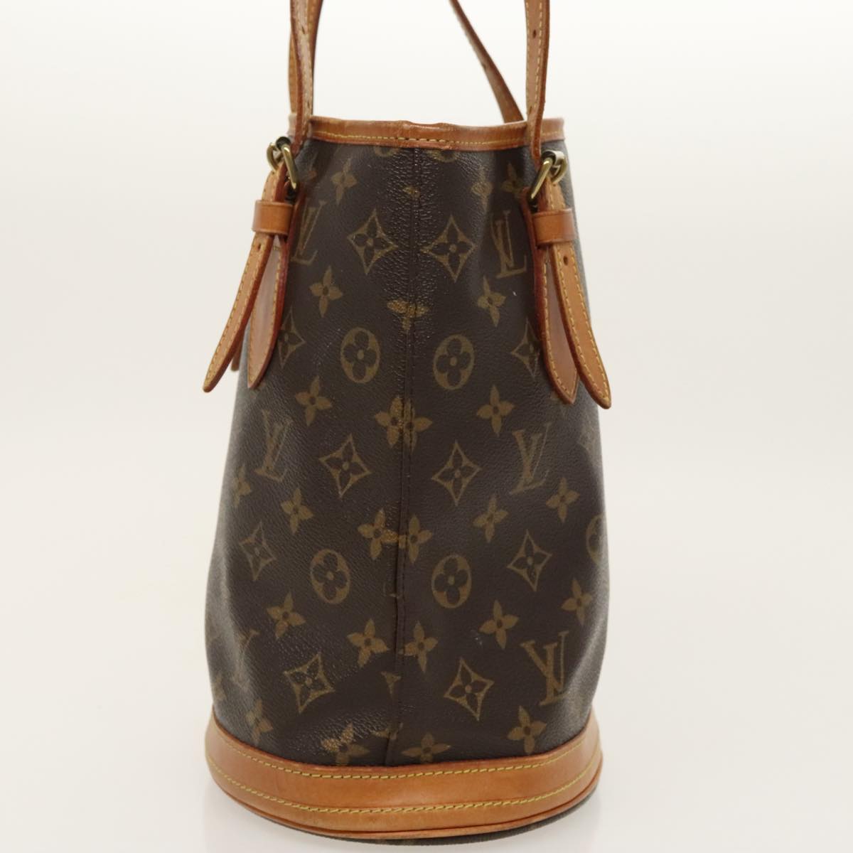 LOUIS VUITTON Monogram Bucket PM Shoulder Bag M42238 LV Auth hk1820