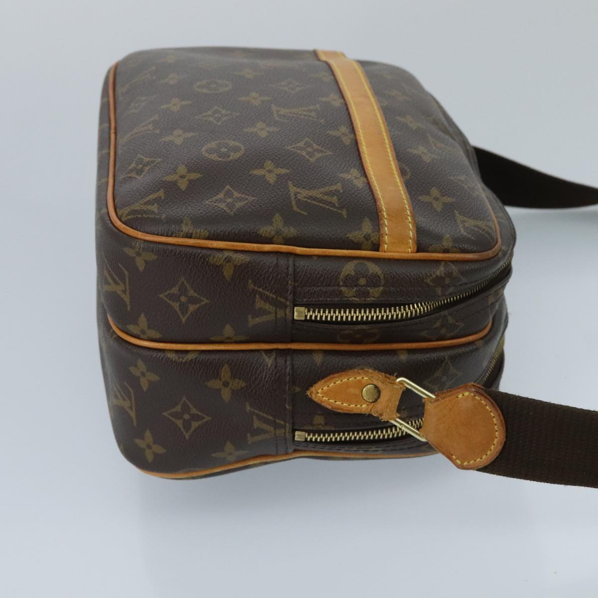 LOUIS VUITTON Monogram Reporter PM Shoulder Bag M45254 LV Auth hk1825