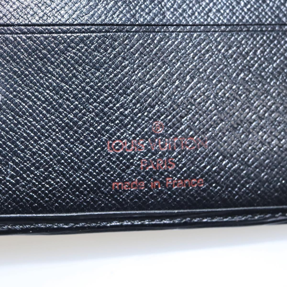 LOUIS VUITTON Epi Portopier Compact Wallet Black M63552 LV Auth hk1848