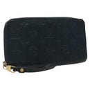 LOUIS VUITTON Empreinte Portefeuille Wallet Ron Wallet Navy M93435 Auth hk1849-1