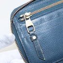 LOUIS VUITTON Empreinte Portefeuille Wallet Ron Wallet Navy M93435 Auth hk1849-22