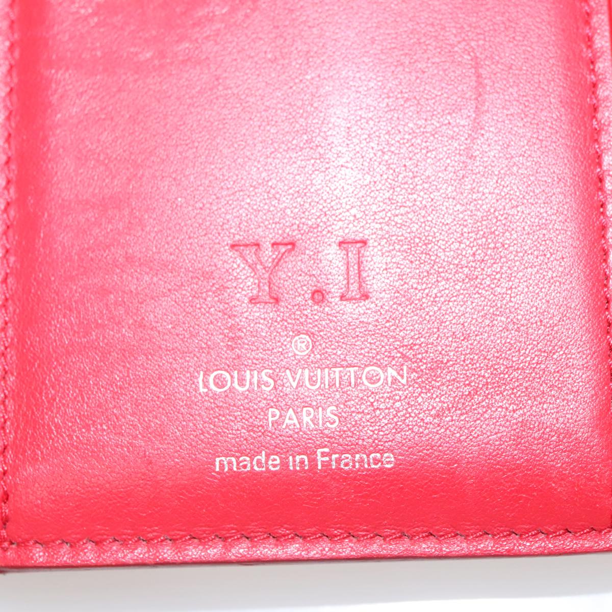 LOUIS VUITTON Portefeuille Capsine Wallet Leather Red M62301 LV Auth hk1850