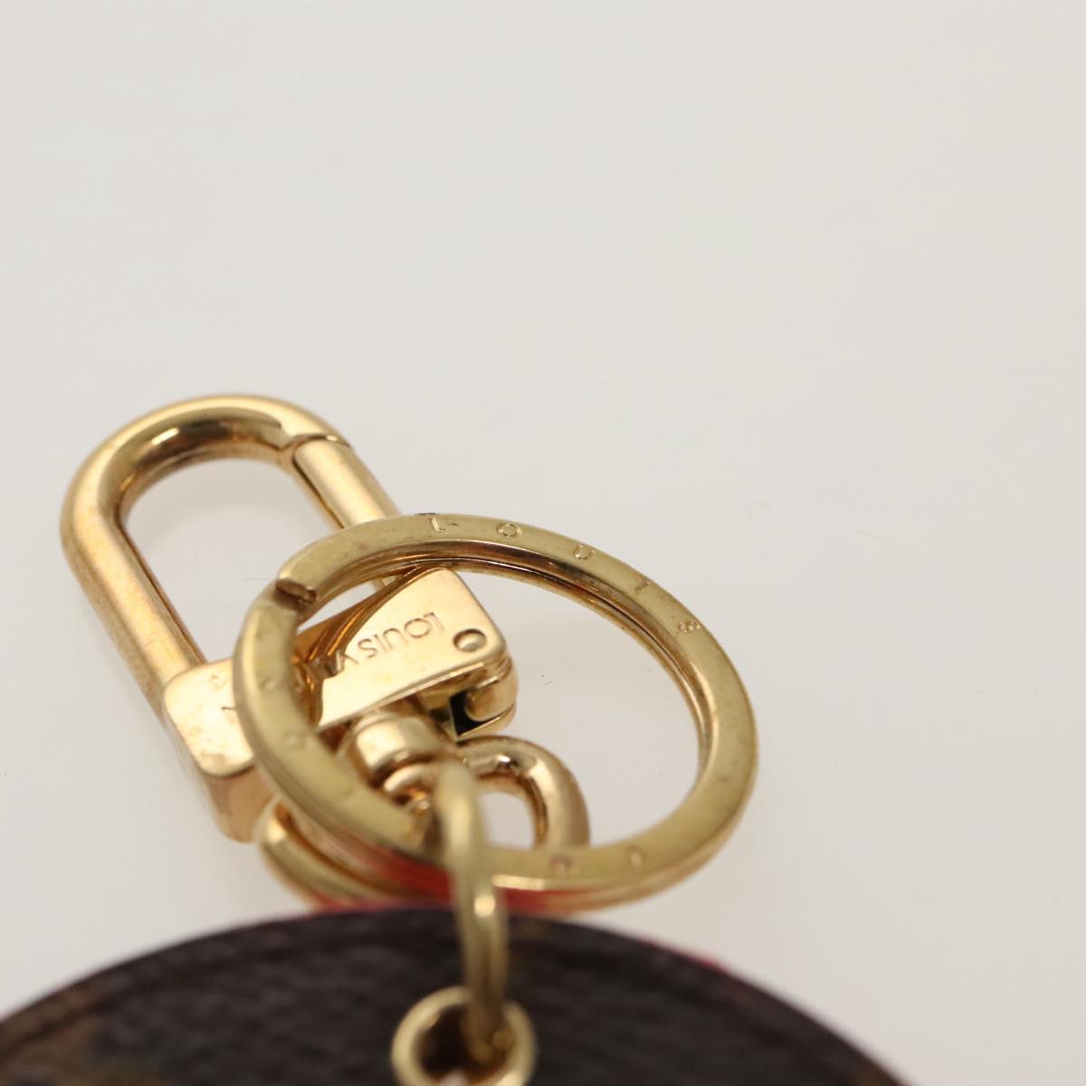 LOUIS VUITTON Monogram Porte Cles Illustrious Key Holder M61025 LV Auth hk1851