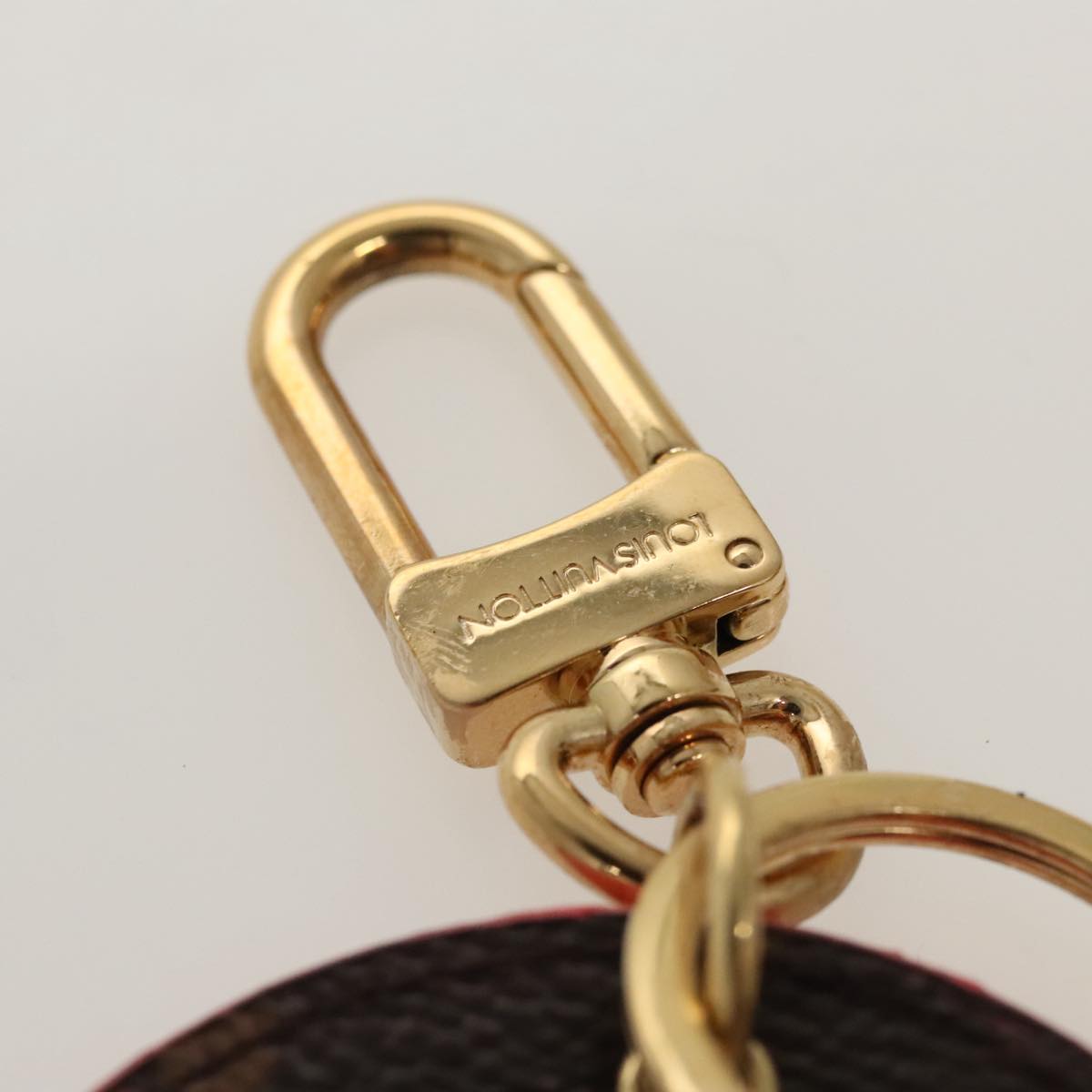 LOUIS VUITTON Monogram Porte Cles Illustrious Key Holder M61025 LV Auth hk1851