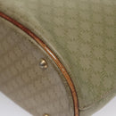 CELINE Macadam Canvas Tote Bag Beige Auth hk1872-9