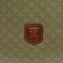 CELINE Macadam Canvas Tote Bag Beige Auth hk1872-17