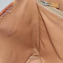 CELINE Macadam Canvas Tote Bag Beige Auth hk1872-20