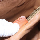 CELINE Macadam Canvas Tote Bag Beige Auth hk1872-12