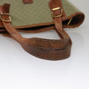 CELINE Macadam Canvas Tote Bag Beige Auth hk1872-7