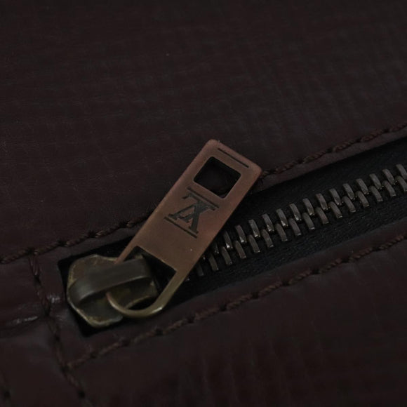 LOUIS VUITTON Utah Shawnee MM Shoulder Bag Leather Brown M93453 LV Auth hk1878