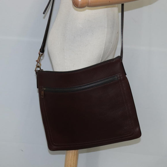 LOUIS VUITTON Utah Shawnee MM Shoulder Bag Leather Brown M93453 LV Auth hk1878