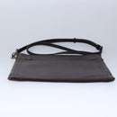 LOUIS VUITTON Utah Shawnee MM Shoulder Bag Leather Brown M93453 LV Auth hk1878-5