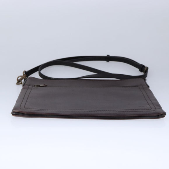 LOUIS VUITTON Utah Shawnee MM Shoulder Bag Leather Brown M93453 LV Auth hk1878