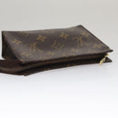 LOUIS VUITTON Monogram Poche Toilette 15 Pouch M47546 LV Auth hk1891-5
