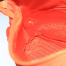PRADA Shoulder Bag Nylon Orange Silver Auth hk1901V-21
