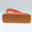PRADA Shoulder Bag Nylon Orange Silver Auth hk1901V-5