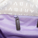 BVLGARI Logo Mania Tote Bag Canvas Beige Auth hk1924-20