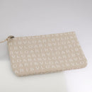 BVLGARI Logo Mania Tote Bag Canvas Beige Auth hk1924-23