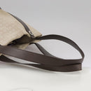 BVLGARI Logo Mania Tote Bag Canvas Beige Auth hk1924-7