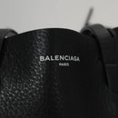 BALENCIAGA Everyday Tote XS Bag Leather 2way Black Silver 489813 Auth hk1951V-17