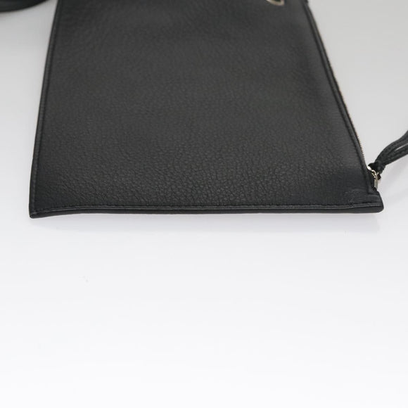 BALENCIAGA Everyday Tote XS Bag Leather 2way Black Silver 489813 Auth hk1951V