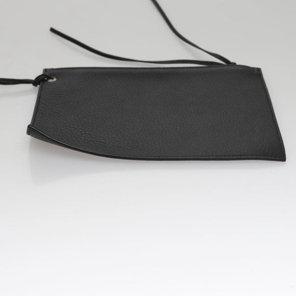 BALENCIAGA Everyday Tote XS Bag Leather 2way Black Silver 489813 Auth hk1951V