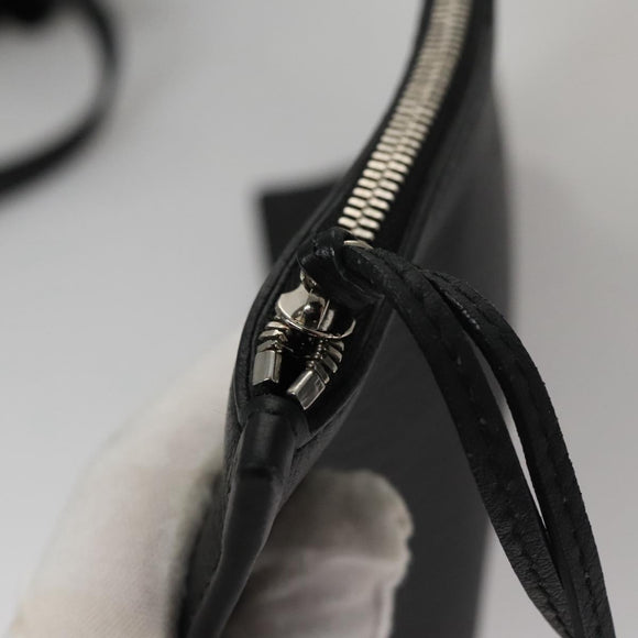 BALENCIAGA Everyday Tote XS Bag Leather 2way Black Silver 489813 Auth hk1951V