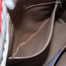 BURBERRY Blue Label Nova Check Tote Bag Canvas Red Beige Auth hk1956-12
