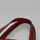 BURBERRY Blue Label Nova Check Tote Bag Canvas Red Beige Auth hk1956-8